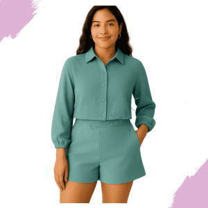 conjunto-blusa-short-verde-jade