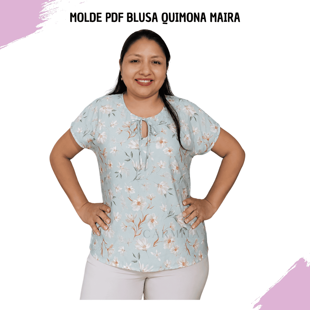 Molde Digital DF Blusa Quimona Maira